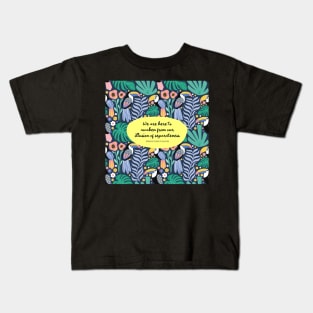 We are here to awaken from our illusion of separateness. - Thich Nhat Hanh Kids T-Shirt